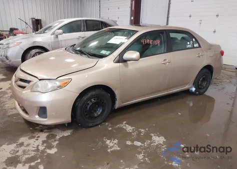2011 Toyota Corolla Le z USA, uszkodzony, nr VIN 2T1BU4EEXBC658989